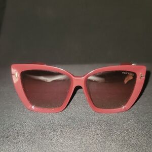 Tom Ford Red Cat-Eye Sunglasses